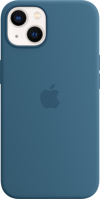 Apple Silicone Case with MagSafe - iPhone 13 - Aqua Blue Jay